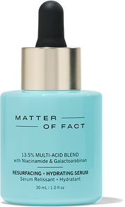 Image of MATTER OF FACT RESURFACING AND HYDRATING SERUM vessel on white background